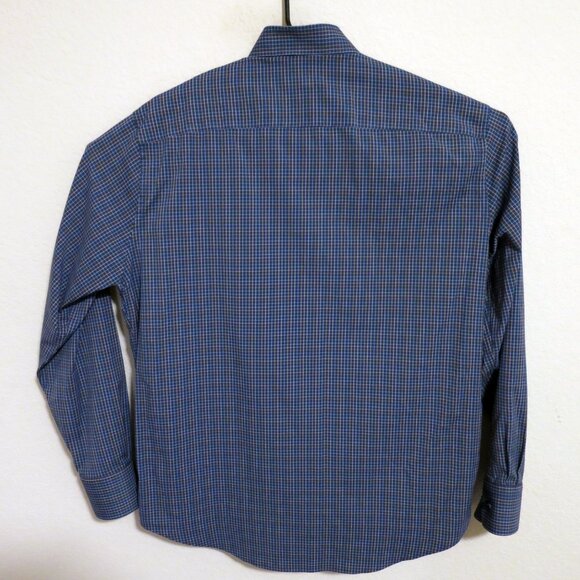 Peter Millar Shirt Mens Large Summer Comfort Long Sleeve Front Button Blue - Picture 5 of 6